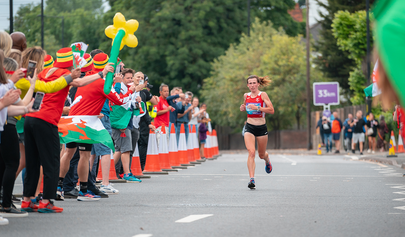Clara competing at the Birmingham 2022 Commonwealth Games where she came 9th.